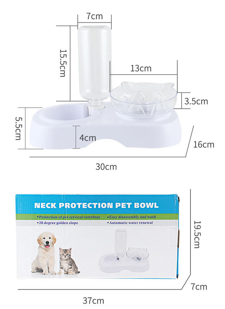 Enhance Your Pet's Dining Experience with Our Transparent Plastic Pet Feeding Bowl