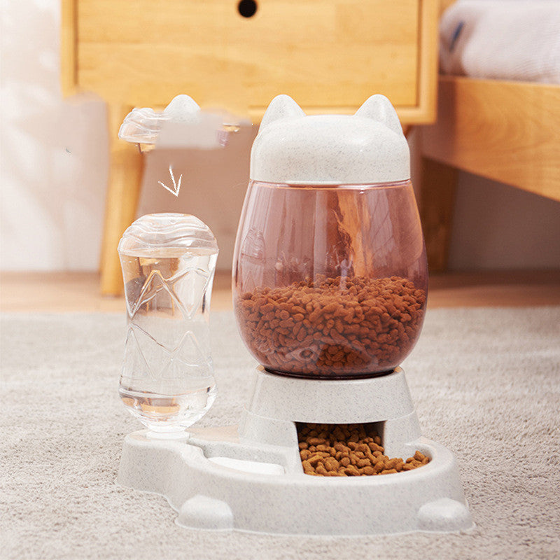Automatic Pet Feeding And Drinking Bowl