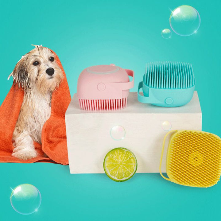Silicone Pet Bath Grooming Brush: The Perfect Companion for Pet Grooming