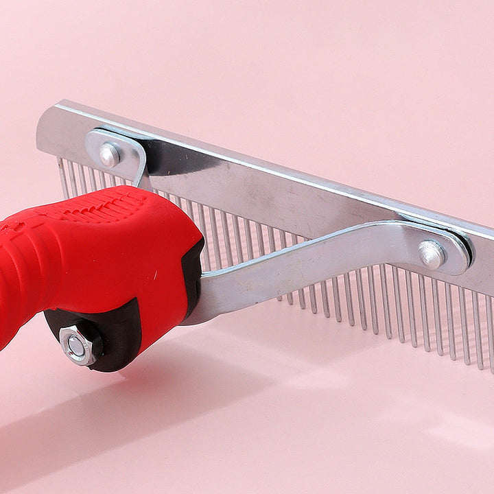 Transform Your Pet Grooming Experience with the Extra Large Pet Deshedding Rake Comb