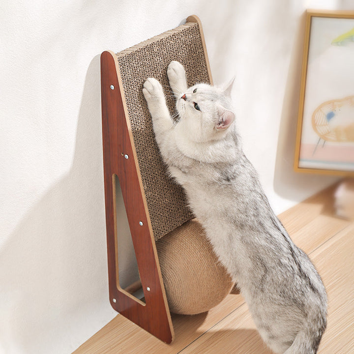 The Ultimate Cat Playtime Experience with Our Corrugated Paper Scratching Pet Toy
